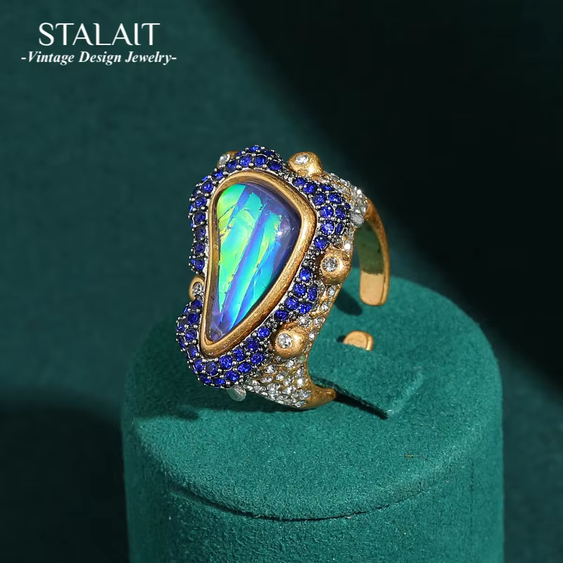 Vintage Boulder Opal Ring