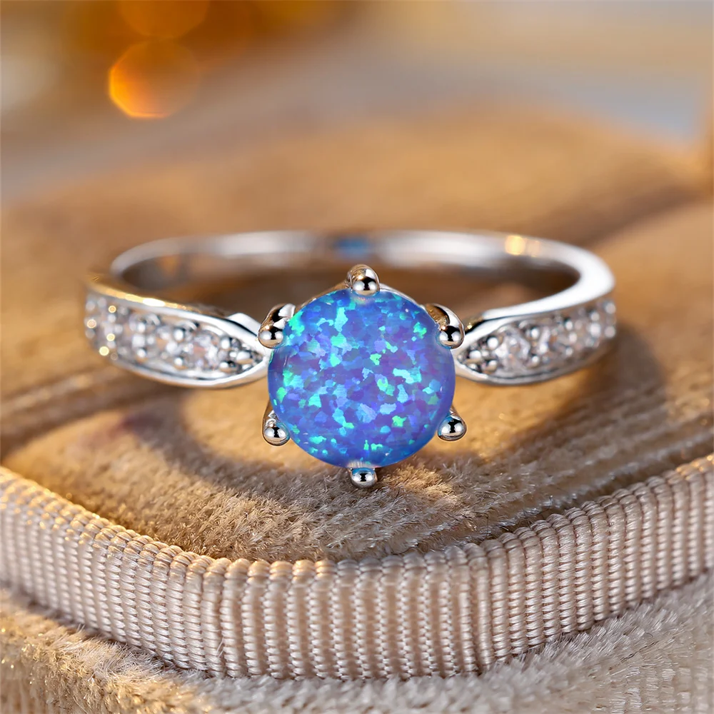 Six Claw Opal Ring